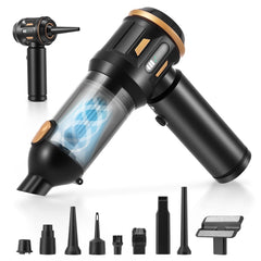 ALILYY Car Vacuum Cleaner,22000PA Cordless Car Vacuum 4 in 1 Handheld Vacuum for Car with Compressed Air Duster & Air Blower & Pump Hand Held Vacuum for Car,Home,Office,Camping,Black